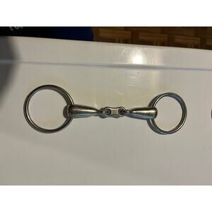 Korsteel Loose Ring French Link Double Jointed Snaffle 5 1/4”